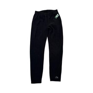 L.L.Bean Men's Regular Fleece Pants Black Size S |‎ Style #507379 NWT